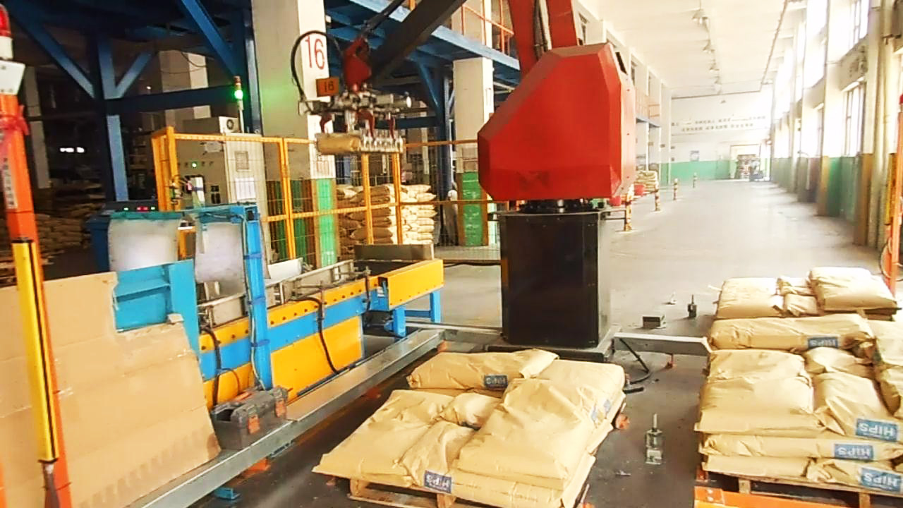 塑料粒子碼垛機(jī)