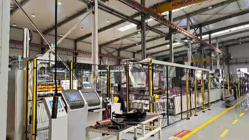 厚板存儲、折彎、檢測、焊接智能化產(chǎn)線: