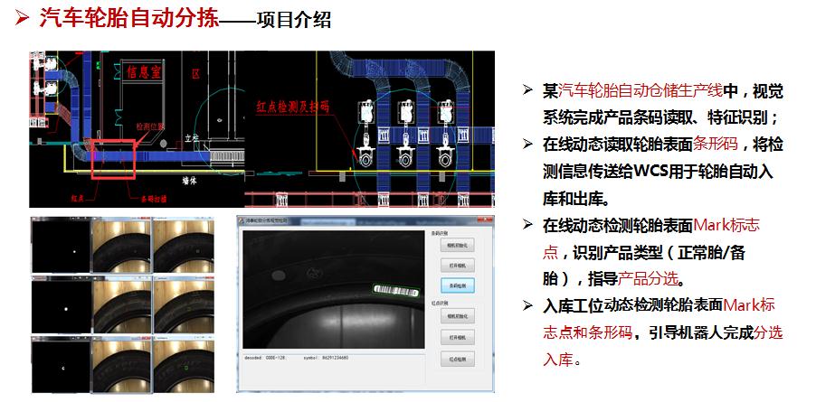 汽車輪胎機(jī)器視覺自動分揀